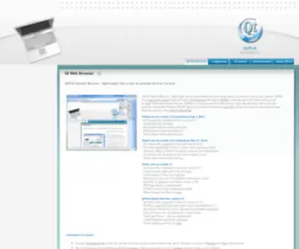 Qtweb.net(Portable Web Browser) Screenshot