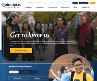 QU.edu(Quinnipiac University) Screenshot