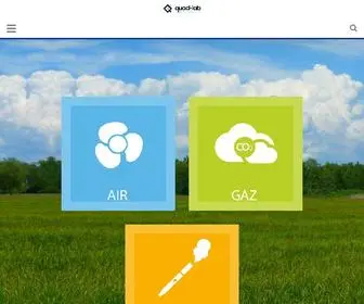 Quad-LAB.fr(Laboratoire d'analyse chimique air gaz e) Screenshot