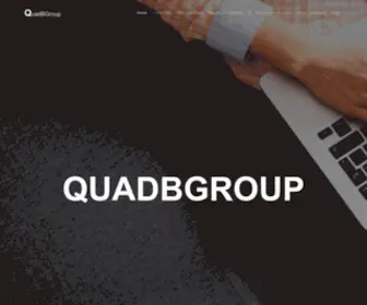 Quadbgroup.com(QuadB is a customised apparel store where you can get the ideas in your head printed on high) Screenshot
