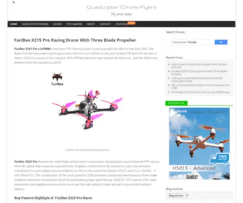 Quadcopterflyers.com(Quadcopter and Drone Flyers) Screenshot