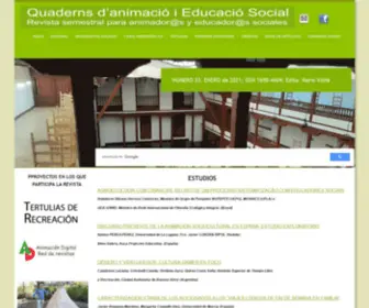 Quadernsanimacio.net(Index) Screenshot