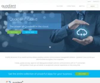 Quadientcloud.com(Quadient Cloud) Screenshot