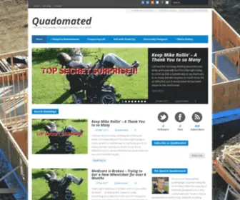 Quadomated.com(Life and Technology through the Eyes of a Quad) Screenshot