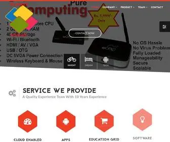 Quadproinfosoft.in(Quadpro Infosoft Pvt) Screenshot