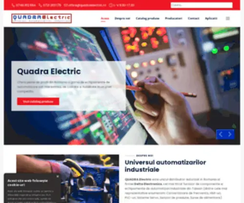 Quadraelectric.ro(Quadra Electric) Screenshot