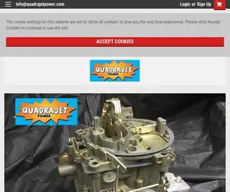 Quadrajetpower.com(Quadrajet Power) Screenshot