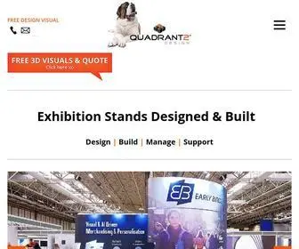 Quadrant2Design.com(Exhibition Stand Design) Screenshot