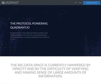 Quadrantprotocol.com(Quadrant Protocol) Screenshot