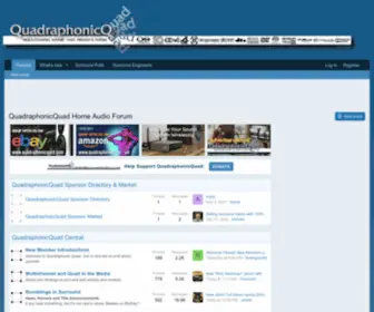 Quadraphonicquad.com(QuadraphonicQuad Home Audio Forum) Screenshot