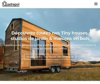 Quadrapol.com(Concepteur de Tiny House) Screenshot
