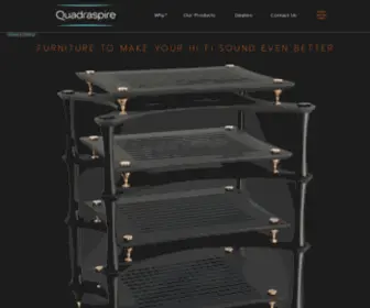 Quadraspire.co.uk(Hifi Racks) Screenshot