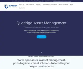 Quadrigaassetmanagement.net(Quadriga Asset Management) Screenshot