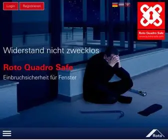Quadro-Safe.com(Roto Quadro Safe) Screenshot