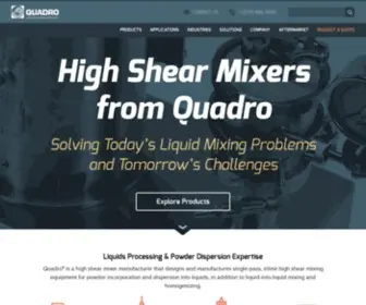 Quadroliquids.com(High Shear Mixers) Screenshot