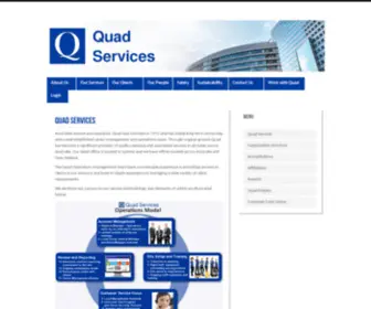 Quadservices.com.au(Quad Services Cleaning Company) Screenshot