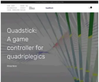 Quadstick.com(The QuadStick) Screenshot