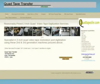 Quadtapexfer.com(Quad Tape Transfer) Screenshot