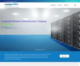 Quadwave.com(BPM & Technology solutions company) Screenshot