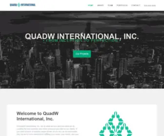 Quadwinc.com(QuadW International) Screenshot