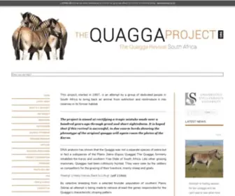 Quaggaproject.org(The Quagga Project) Screenshot