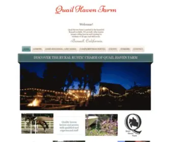 Quailhavenfarm.com(Quail Haven Farm/Hunter Jumper Training/San Diego) Screenshot