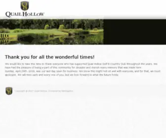 Quailhollownow.com(Golf Course Wesley Chapel FL) Screenshot
