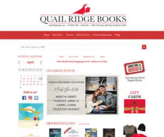 Quailridgebooks.com(Quail Ridge Books) Screenshot