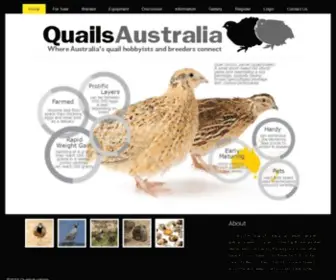 Quailsaustralia.com.au(Quails Australia) Screenshot