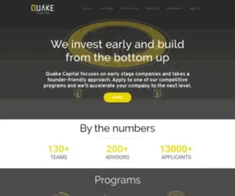 Quakecapital.com(Quake Capital Partners) Screenshot