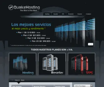 Quakehosting.cl(Hosting Web Hosting QuakeHosting) Screenshot