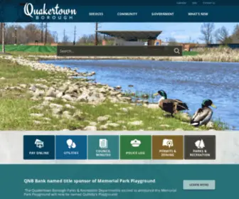 Quakertownboro.com(Borough of Quakertown) Screenshot