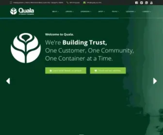 Quala.us.com(Tank Cleaning) Screenshot