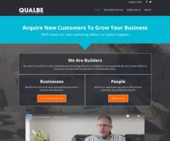 Qualbe.com(Qualbe Marketing Group) Screenshot
