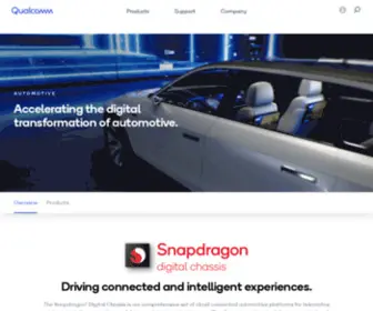 Qualcommhalo.com(Smart Cars & Connected Car) Screenshot