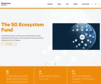 Qualcommventures.com(Qualcomm Ventures) Screenshot