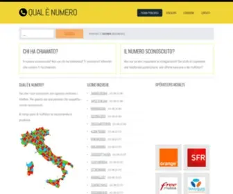 Qualenumero.info(Chi ha chiamato) Screenshot