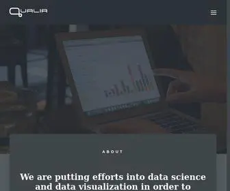 Qualiadatasciences.com(Qualia Data Sciences) Screenshot