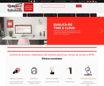 Qualicard.eu(Tornos y control de accesos) Screenshot
