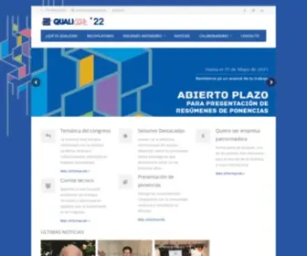 Qualicer.org(Congreso Mundial de la Calidad del Azulejo y del Pavimento Cerámico) Screenshot