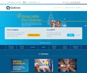 Qualicorp.com.br(Planos de saúde e seguros) Screenshot