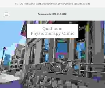 Qualicumphysiotherapyclinic.com(Qualicum Physiotherapy Clinic) Screenshot