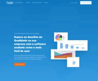 Qualiex.com(Software para Gestão da Qualidade que simplifica a certificação e acreditação de normas como) Screenshot