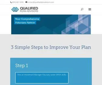Qualifiedplanadvisors.com(Qualified Plan Advisors) Screenshot