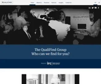 Qualifindgroup.com(The Qualifind Group) Screenshot