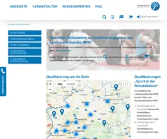 Qualifizierung-IM-Sport.de(Startseite // LSB Qualifizierungsportal) Screenshot