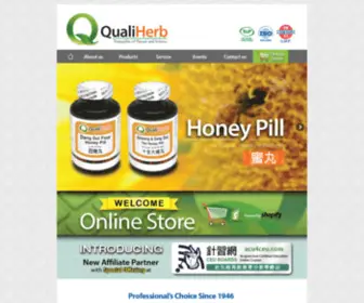 Qualiherb.com(Professional's Choice) Screenshot