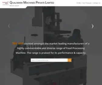 Qualimarkmachines.com(Qualimark Machines Private Limited) Screenshot