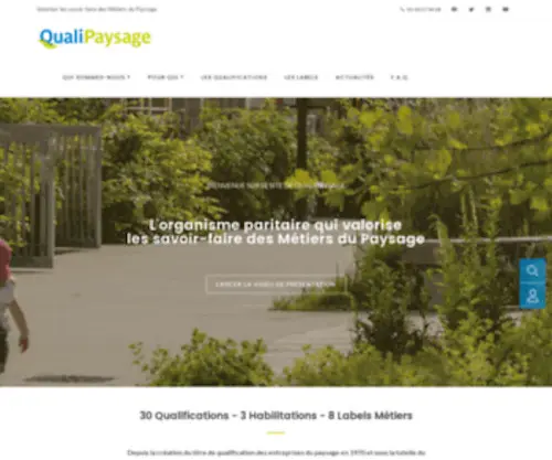 Qualipaysage.org(QualiPaysage) Screenshot