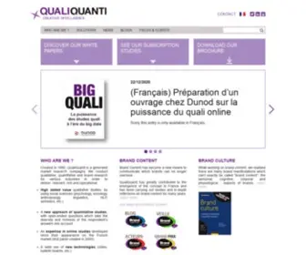 Qualiquanti.com(Creative intelligence) Screenshot